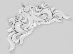 setralniy dekor Modello 3D