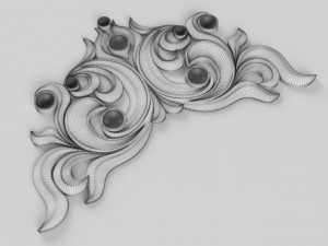 setralniy dekor Modello 3D