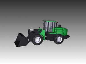 john deere 624 loader Model 3D
