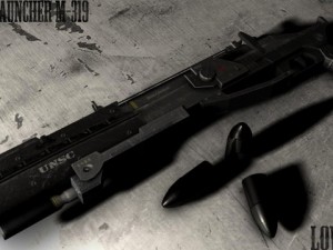 rocket launcher m319 Model 3D