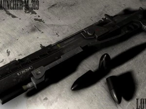 ロケットランチャーM319 3Dモデル