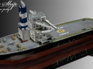 statek towarowy Model 3D