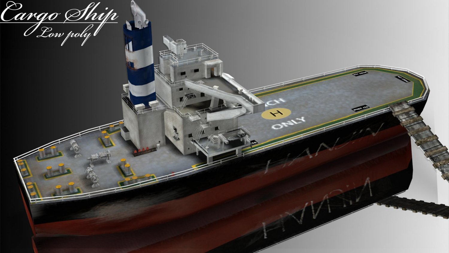 Cargo Ship 3d Model In Heavy Equipment 3dexport