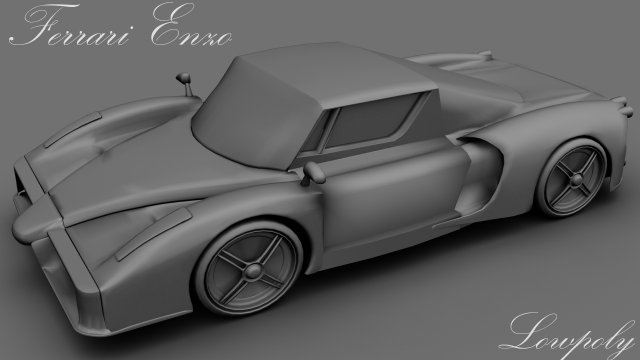 ferrari enzo Modelo 3D .c4d .max .obj .3ds .fbx .stl .blend 