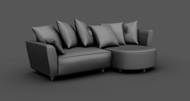 sofa 3Dモデル .c4d .max .obj .3ds .fbx .stl .blend 