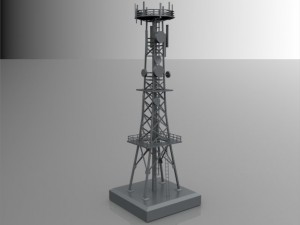 mobile tower Model 3D