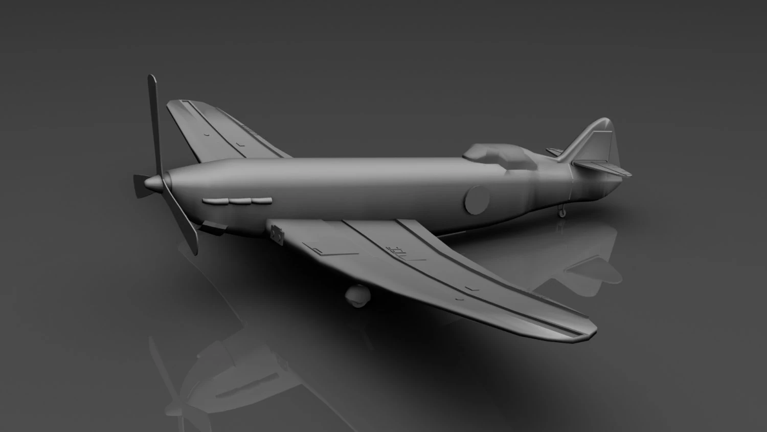 airplane 3D Model .c4d .max .obj .3ds .fbx .stl .blend 