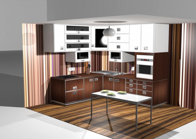 kitchen Model 3D .c4d .max .obj .3ds .fbx .stl .blend 