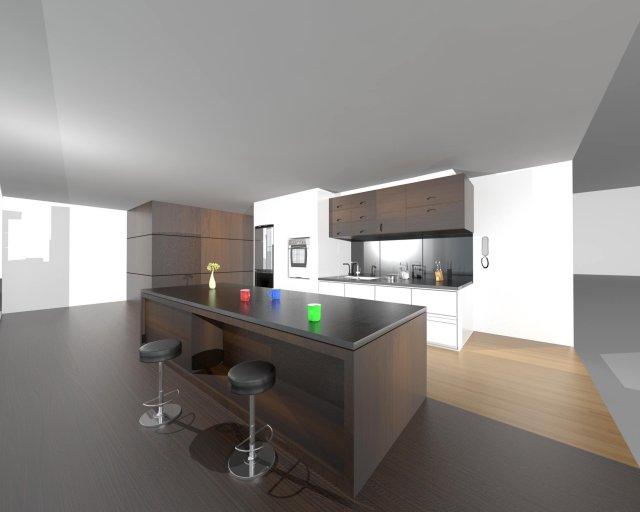 kitchen 3D Модель .c4d .max .obj .3ds .fbx .stl .blend 