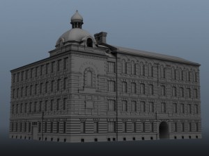 school 30 building Model 3D