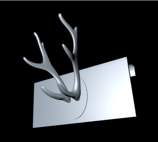 horns 3Dモデル .c4d .max .obj .3ds .fbx .stl .blend 