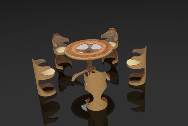 garnitoure 3D Model .c4d .max .obj .3ds .fbx .stl .blend 