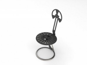 nuclear chair 3D 打印模型
