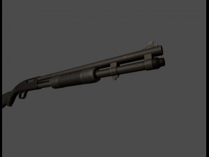 shotmossberg m590 Modello 3D