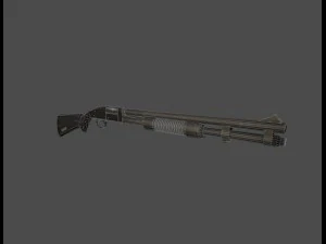 shotmossberg m590 3D Model