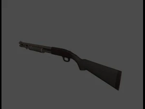 shotmossberg m590 3D Model