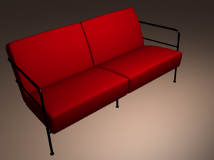 sofa Modelo 3D
