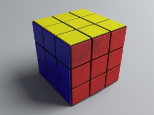 the rubiks cube Modello 3D