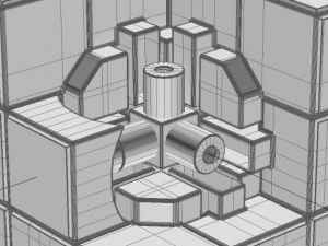 le rubik cube Modèle 3D
