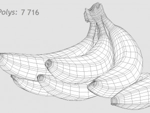 bananas 3D Модель
