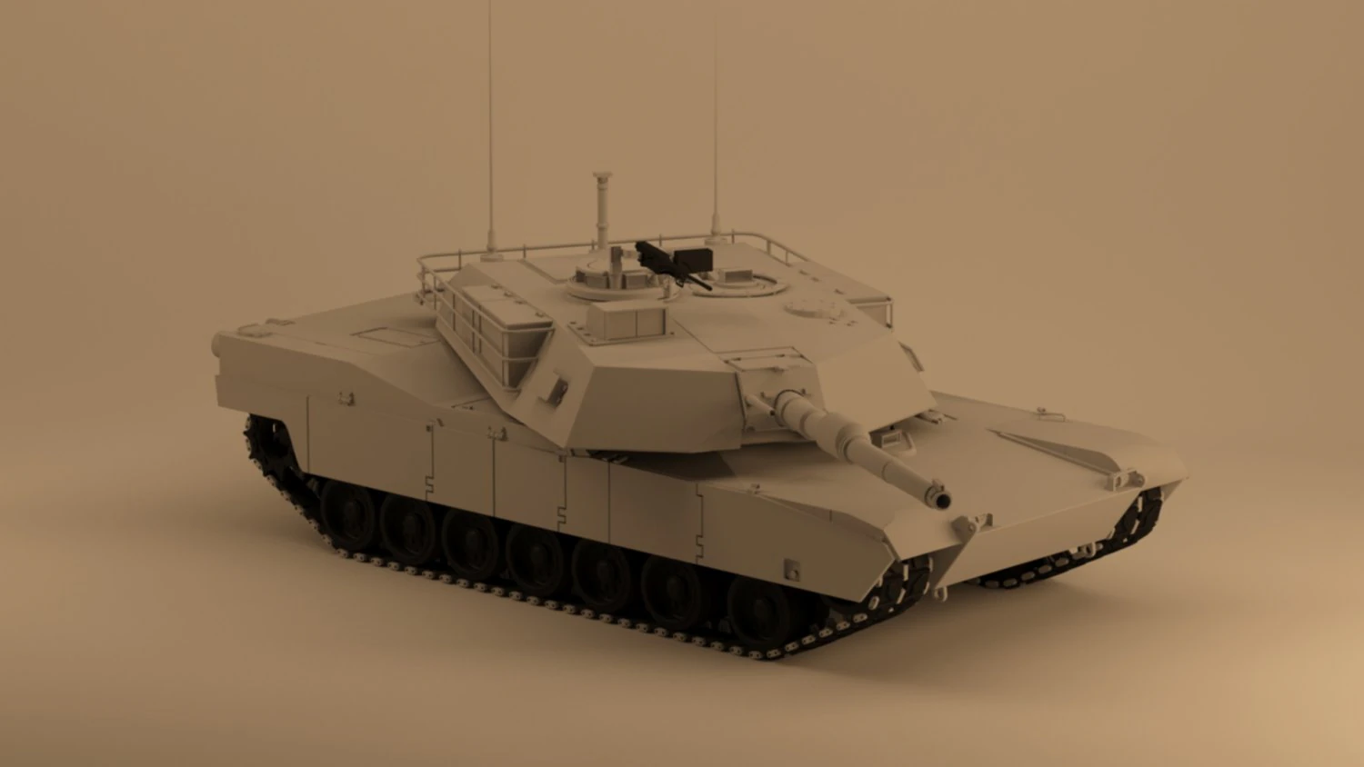 m1 abrams 3D Model .c4d .max .obj .3ds .fbx .stl .blend 