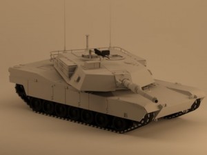 m1 abrams Model 3D