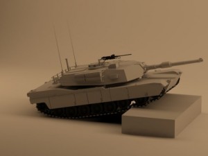 m1 abrams 3Dモデル