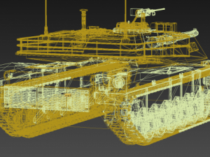 m1 abrams 3Dモデル