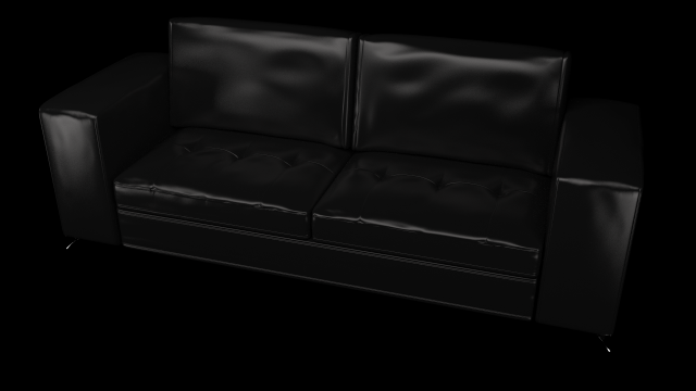 casino ii leather collection sofa 3D Model .c4d .max .obj .3ds .fbx .stl .blend 