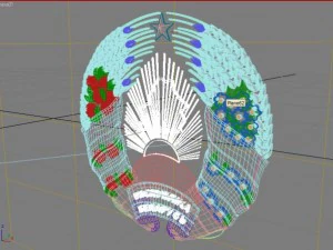 coat of arms of the republic of belarus 3D Model