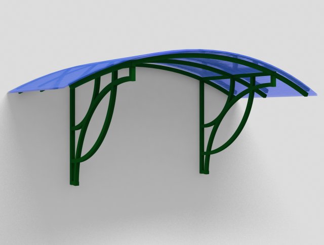 canopy over the entrance 3D मॉडल .c4d .max .obj .3ds .fbx .stl .blend 