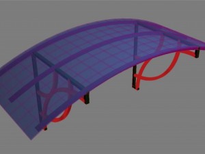 canopy over the entrance 3D मॉडल