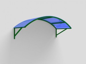 canopy over the entrance Model 3D