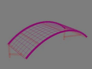 canopy over the entrance 3D Model