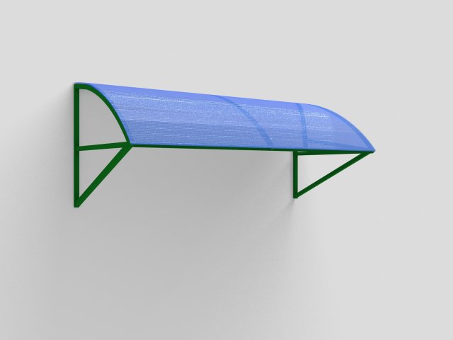 canopy over the entrance Model 3D .c4d .max .obj .3ds .fbx .stl .blend 