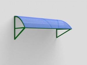 canopy over the entrance Model 3D