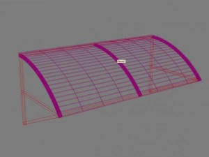 canopy over the entrance 3D Model