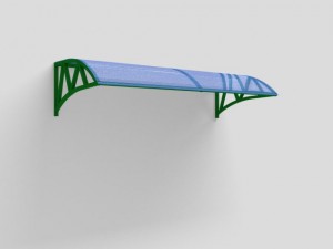 canopy over the entrance Model 3D