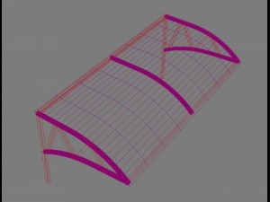 canopy over the entrance 3D Model
