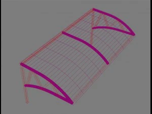 canopy over the entrance 3D Model