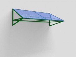 canopy over the entrance Model 3D