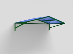 canopy over the entrance Model 3D