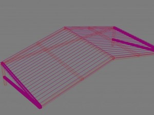 canopy over the entrance Modèle 3D