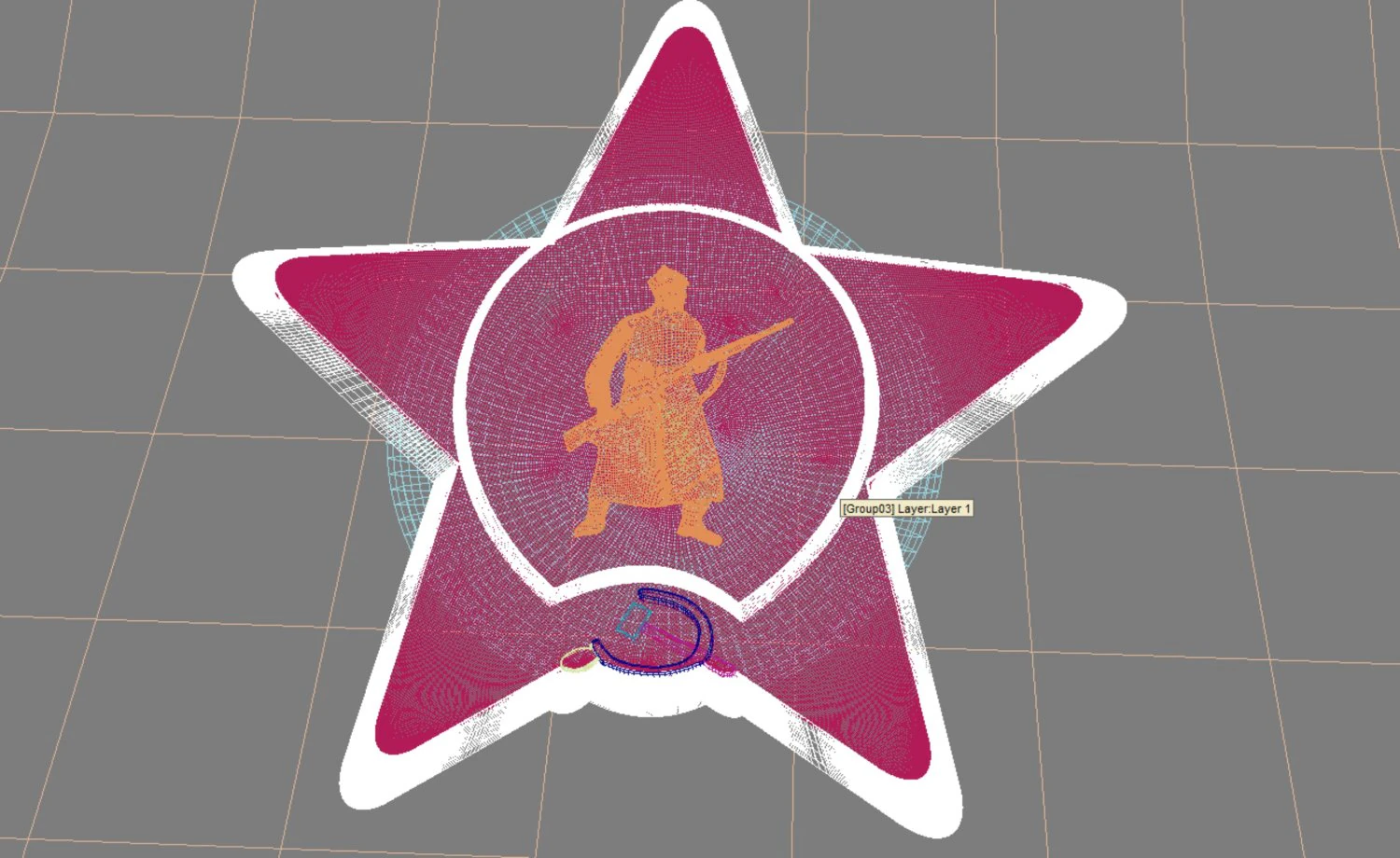 order of the red star ussr 3D Model .c4d .max .obj .3ds .fbx .stl .blend 