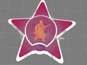 орден Красной Звезды СССР 3D Модель