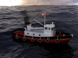tugboat 3D Model
