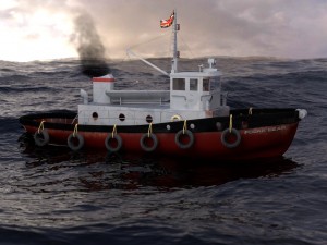 tugboat 3D Model
