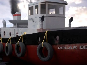 rebocador Modelo 3D