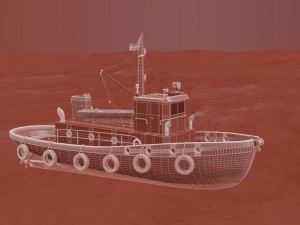 tugboat 3D Model
