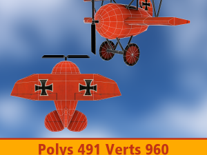 airplane cartoon 3D 模型